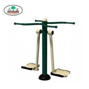 Skiers Outdoor Exercise Equipment
